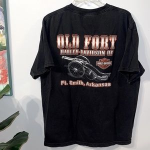 3 for $25 Harley Davidson 2005 Beefy Tee Tag Ft. Smith Arkansas Graphic Tee